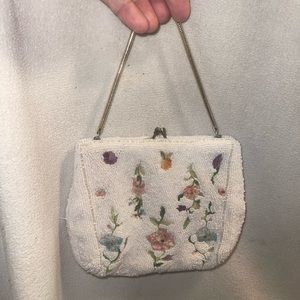 Handmade beaded bag purse from Belgium. In great condition.